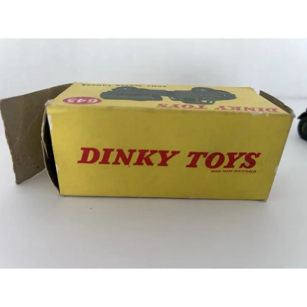 Vintage Meccano / Dinky 643 Army Water Tanker Good Pre Owned w/Original Box